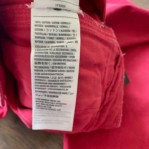 NWT Abercrombie and Fitch Mens Slim‎ Straight Chino Red Pants 28x30 - Picture 8 of 13